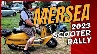 2023 Mersea Island scooter rally custom show [upl. by Anaerol]