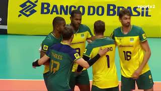 Brazil vs Argentina  Gold Medal Match  2023 South American Volleyball Championship [upl. by Hsak]