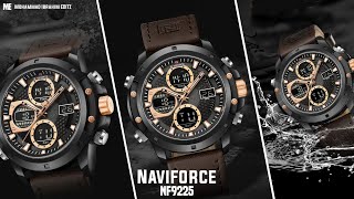 Naviforce NF9225 Watch Unboxing amp Review  Latest Design Watch  Mohammad Ibrahim EDITZ [upl. by Odrautse194]