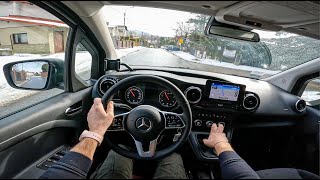 MercedesBenz Citan II Tourer 15 95HP POV Test Drive [upl. by Avid]