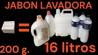 ✔️😀Como se hace DETERGENTE liquido para la LAVADORA [upl. by Berry]