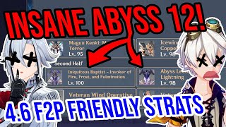 46 Abyss 12 is INSANE Best 4★ Teams Tips amp Speedrun Genshin Impact [upl. by Sumaes651]