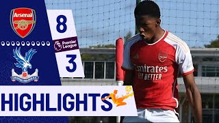 Highlights Arsenal vs Crystal Palace  U18 Premier League [upl. by Lesiram19]