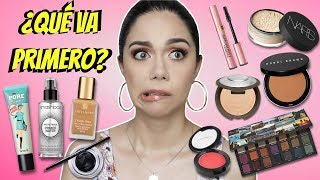 ¿QUÉ VA PRIMERO EL ORDEN PARA APLICAR EL MAQUILLAJE  MARIEBELLE COSMETICS [upl. by Lateehs910]