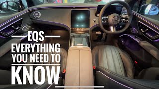 New 2024 2023 2022 Mercedes EQS All you need to know interior amp exterior features amp how to use them [upl. by Amory675]