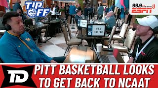 Pitt basketball coach Jeff Capel discusses ACC basketball perception narrative about league [upl. by Galvin295]