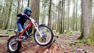 2022 Beta 80 Junior Trial motorcycle First impressions and riding [upl. by Larner765]