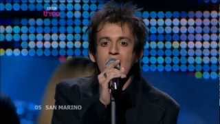 Eurovision 2008 San Marino HD Miodio  Complice [upl. by Magen7]