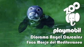 Diorama 15 Foca Monje del Mediterráneo parte 1 [upl. by Retnyw]