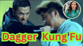 Chinese Kung Fu Dagger fighting Hong Kong Kung Fu star Donnie Yen VS China star Jing Wu甄子丹对决吴京！ [upl. by Lraed]