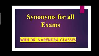 Synonyms for all competitive Exams ✍️fybsc fyba english englishforall kbcnmu englishspeaking 🎊 [upl. by Utas]