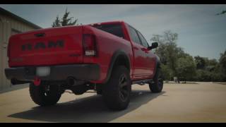 Carven quotRquot Series Exhaust on Ram Rebel 1500 57L HEMI [upl. by Ahsyle]