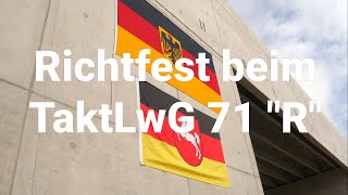 Umbau des Fliegerhorsts Wittmundhafen Richtfest für neue Lärmschutzhalle des Richthofen Geschwaders [upl. by Navets]