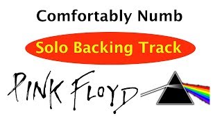 Pink Ployd  Comfortably Numb  Solo Backing Track [upl. by Amin949]