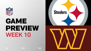 Pittsburgh Steelers vs Washington Commanders  2024 Week 10 Game Preview [upl. by Dagna296]