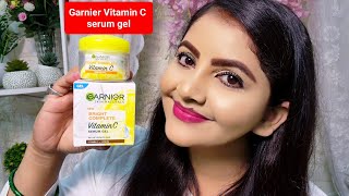 Garnier Bright Complete Vitamin C serum Gel review  RARA  Bright skin [upl. by Attelra]