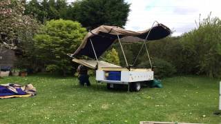 Cabanon Galaxy trailer tent build pt1 [upl. by Pellegrini]