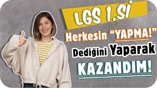 2021 LGS 1si Ada Coşkun  Kimsenin Kullanmadığı Çalışma Tekniği Günde Kaç Soru Çözdü [upl. by Awhsoj]