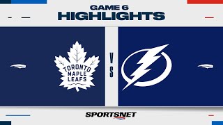 NHL Game 6 Highlights  Maple Leafs vs Lightning  April 29 2023 [upl. by Llyrpa]