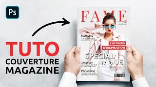 Créer une couverture de magazine Tuto Photoshop [upl. by Nelleus]