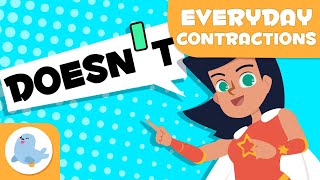 EVERYDAY CONTRACTIONS 🦸‍♀️ SPELLING AND GRAMMAR for Kids 📝 Superlexia⭐ Episode 7 [upl. by Jola]