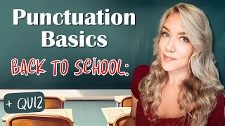 Basic Punctuation Rules for Back to School 📚  English Punctuation  quiz [upl. by Ramel]