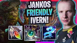 JANKOS FEELING FRIENDLY WITH IVERN  TH Jankos Plays Ivern Jungle vs Lee Sin  Season 2024 [upl. by Somar885]