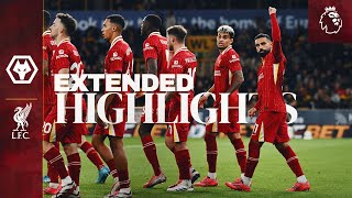 Extended Highlights Reds Go Top In Premier League  Wolves 12 Liverpool [upl. by Viehmann358]