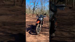 Riding a motorcycle on Mars mars forest mud ktm gwnf [upl. by Atniuqal]