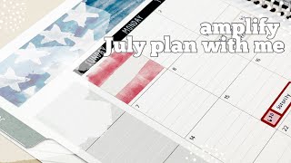 July monthly planning  Amplify planner [upl. by Seabrook38]