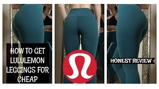 LULULEMON REVIEW amp TRY ON  HOW I GOT LULU LEGGINGS FOR CHEAP [upl. by Hylan248]