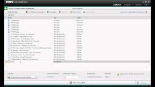 Daten Disc brennen mit Nero MediaHome [upl. by Otrebtuc]