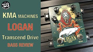 A bass preamp overdrive disguised as a guitar pedal The KMA Audio Machines LOGAN Transcend Drive [upl. by Collyer134]