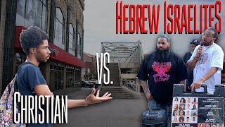 Christian Vs Israelite Street Debate Christology Salvation amp more [upl. by Doley]