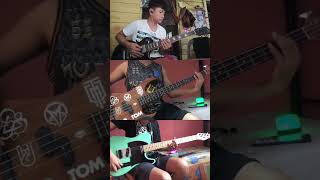 HOLD ON TIL MAY by PIERCE THE VEIL guitarampbass cover [upl. by Eslehc]