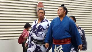 新入幕の遠藤も！十両、幕内の場所入り（平成25年・9月場所2日目 Day 2 Sumo Aki Basho September 2013） [upl. by Malaspina]