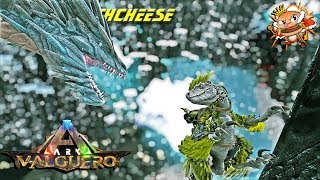 Stealing Ice Wyvern Eggs On A Deinonychus Feathered Raptor  Ark Valguero DLC Gameplay [upl. by Jamison]