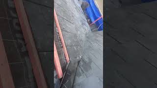 New roof Slates Roofing Construction Lead valley Wales Uk 🏴󠁧󠁢󠁷󠁬󠁳󠁿 [upl. by Ielirol]