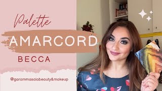 Amarcord 11  Becca 💛Volcano Goddess🧡 palette beccacosmetics volcano memories amarcord makeup [upl. by Allertse297]