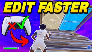 How To EDIT FASTER on Controller  Remove INPUT DELAY Fortnite Tutorial [upl. by Carli]