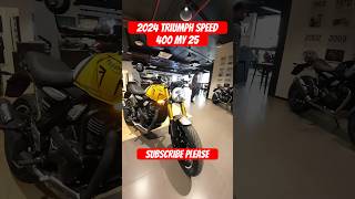 2024 TRIUMPH Speed 400 my 25 is coming soon triumph automobile motodetails [upl. by Xantha]