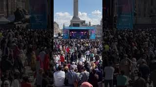 EID UL FITR 2024  EID IN PARDES  TRAFALGAR SQUARE  LONDON  EID CELEBRATIONS BY MAYOR OF LONDON [upl. by Modesty696]