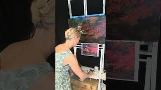 Die letzten Details in meinem Bild malen painting tutorial art landschaftsmalerei oilpainting [upl. by Strickland]