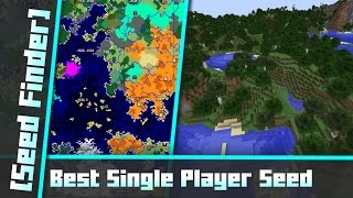 Best Single Player Seed  All Biomes Seed Finder 070 [upl. by Nanon]