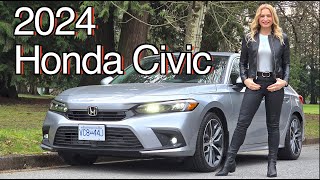 2024 Honda Civic review  Still the compact car goldstandard [upl. by Nylirret952]