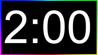 Minuteur 2min ALARME🚨 Compte à Rebours 2 Minutes Minuterie 2 MinutesDécompte 2min [upl. by Adiari685]