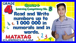 Read and Write Numbers Grade 4 Q1 Lesson 8 MATATAG Curriculum [upl. by Lawrence]