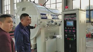 PVD vacuum metalizing machine for helmet visor coating [upl. by Sanfred]