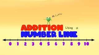 Learn Addition Using Number Line  Add Using Number Lines  Adding on a Number Line [upl. by Venita114]