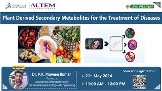 Plant Derived Secondary Metabolites for the Treatment of Diseases [upl. by Encratia]